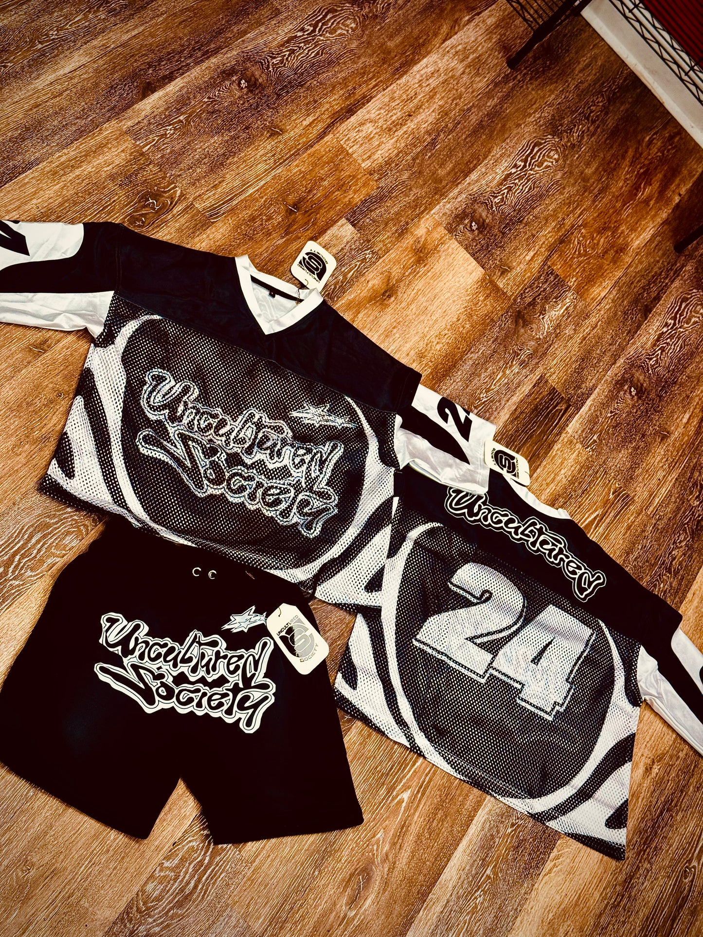 Black & White Jersey Set